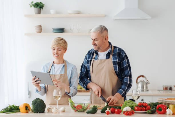 istock Prepare healthy meals with modern technologies at home 1311427968
