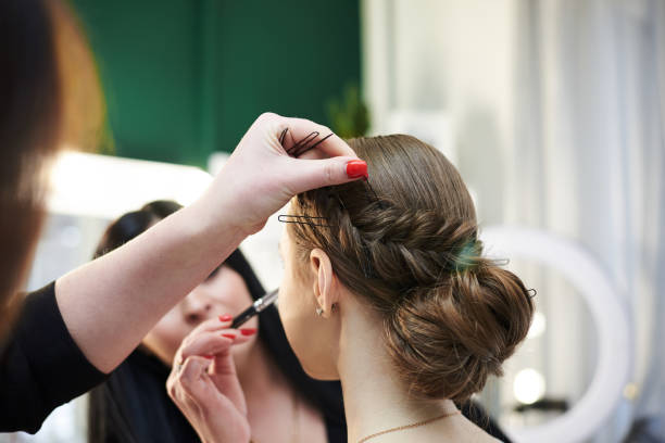 istock Female in beauty salon 1311428516