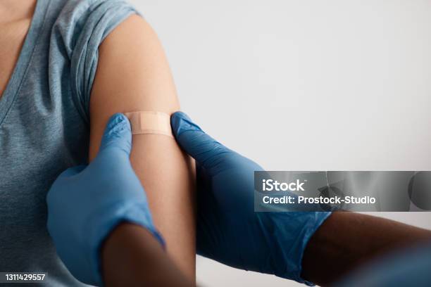 Vaccination Of Patients In Hospital Against Covid19 Pandemic Stock Photo - Download Image Now