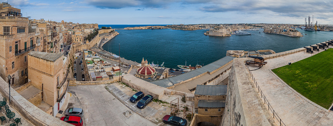 Panorama of the Grand Harbour in Malta