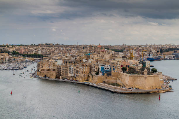 istock View of town Senglea in Mal 1311430477
