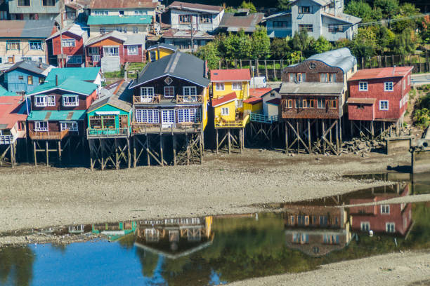 istock Palafitos (stilt houses) in Castro, Chiloe island, Chile 1311435160