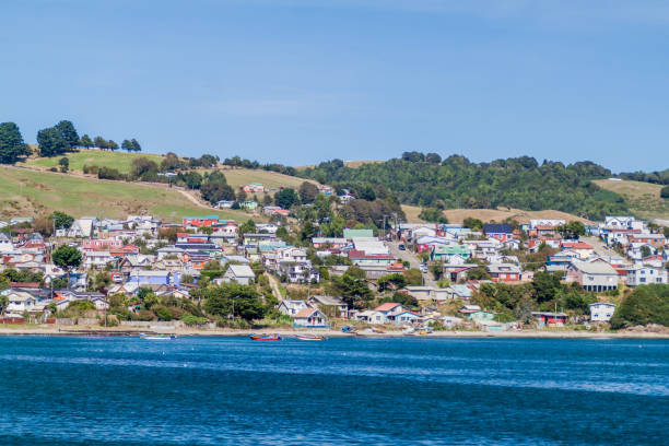 istock View of town Ancud, Chiloe island, Chile. 1311435321