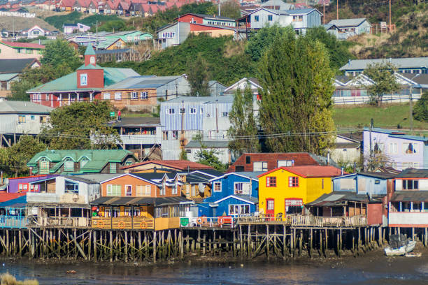 istock Palafitos (stilt houses) in Castro, Chiloe island, Chile 1311435368