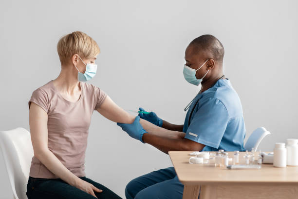 istock Immunization campaign, vaccine from flu, coronavirus, COVID-19 1311437234