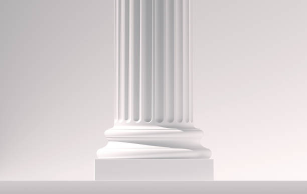 istock Ancient column base, symmetry, beauty, simplicity, elegance 1311443885