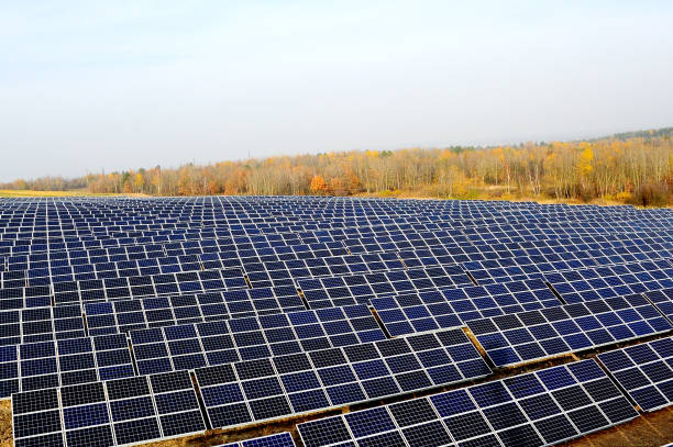 solar panels on the roof