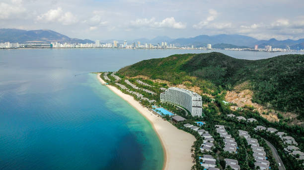 istock Drone view of beautiful Hon Tre island 1311448699