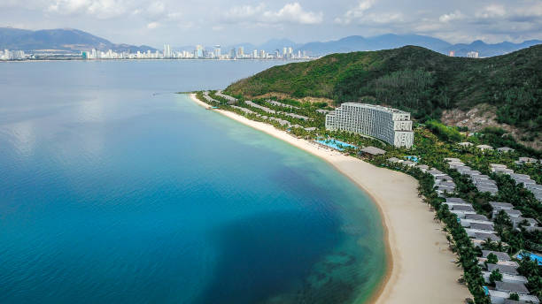 istock Drone view of beautiful Hon Tre island 1311448701