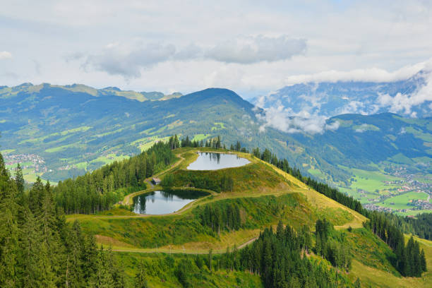 esperienza tirolese - hahnenkamm foto e immagini stock