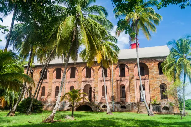 Photo of Former penal colony at Ile Royale, one of the islands of Iles du Salut (Islands of Salvation) in French Guiana