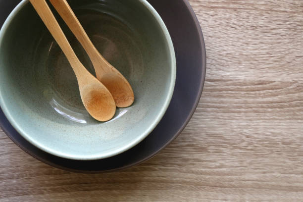 istock Ceramic Bowls and Wooden Spoons 1311451925