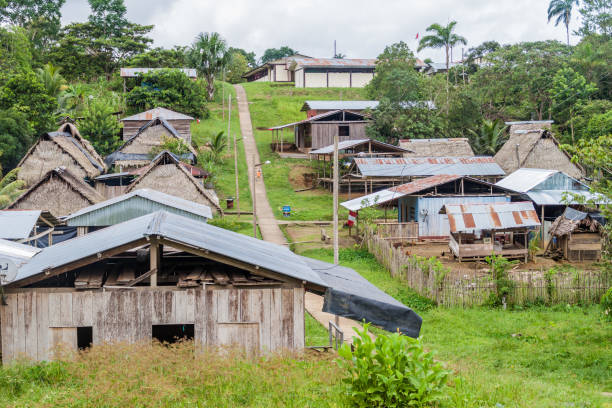 istock Village Pantoja in peruvian jungle 1311452129