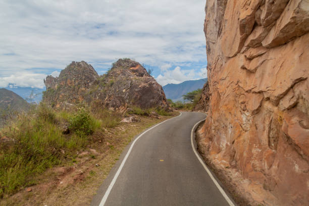 istock Mountain road between Balsas and Leimebamba, Peru 1311452644