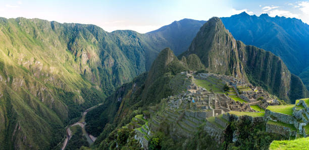 istock Panorama of Machu Picchu ruins, Peru. 1311453636