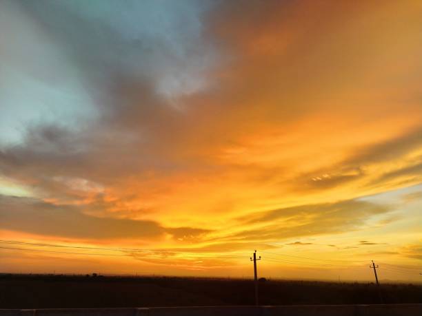 istock Sunset in the city 1311453729