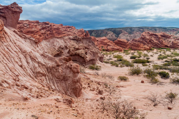 istock Rock formations in Quebrada de Cafayate valley, Argentina 1311454681