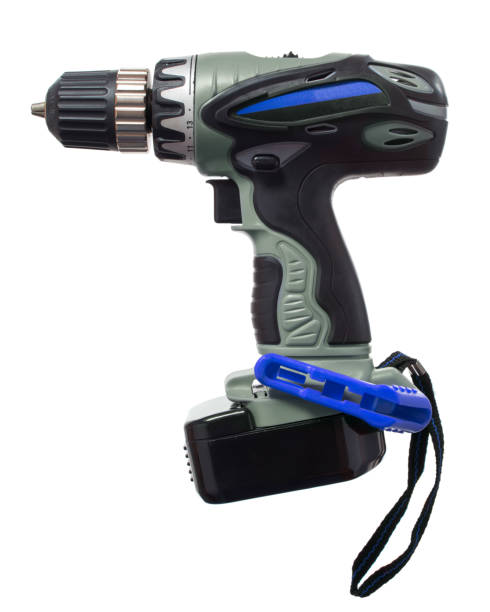 istock screwdriver rechargeable on a white background 1311456147