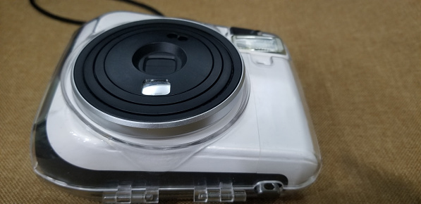 White Instant Camera