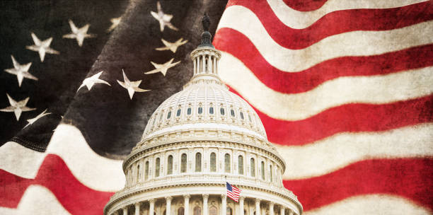 istock American Flag and Capitol Building Background 1311459363