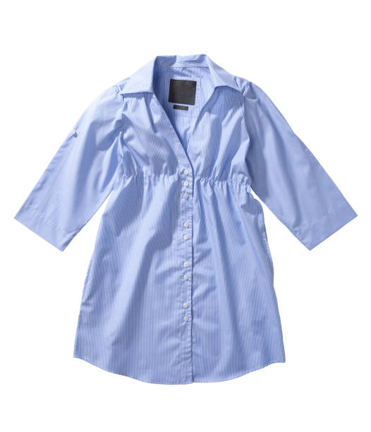 istock Blue shirt isolated on white background 1311460391