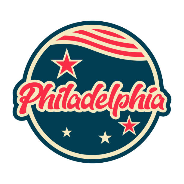ilustraciones, imágenes clip art, dibujos animados e iconos de stock de símbolo de filadelfia pensilvania - philadelphia