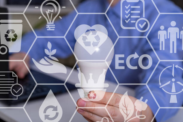 istock A light bulb in your hands and an ecology icon. 1311468932
