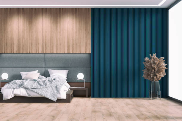 istock Luxury bedroom with decoration and copy space 1311471752