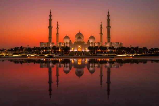 istock Reflection of Sheikh Zayed Grand Mosque 1311477397