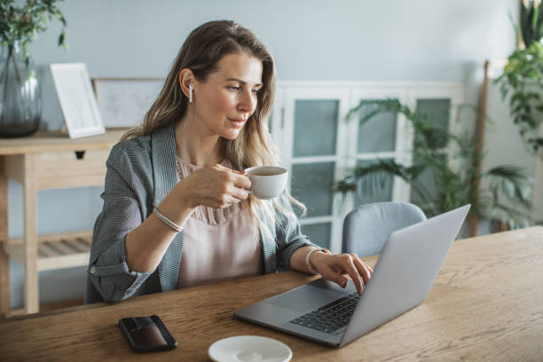 istock Women working during isolation period 1311479051