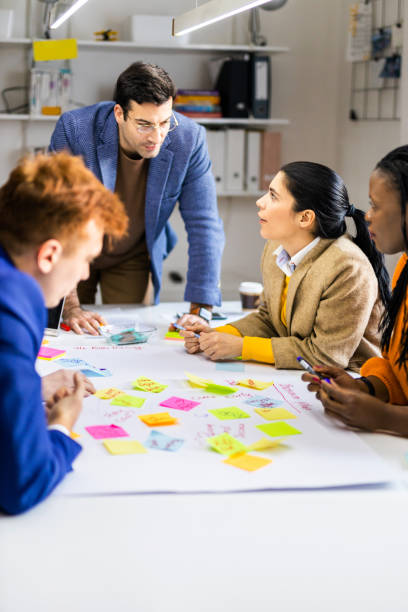 istock Business team working in a start-up office 1311479110