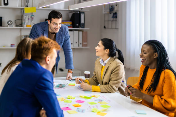 istock Business team working in a start-up office 1311483149