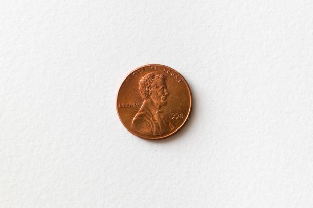 istock One US dollar cent coin with the image of Abraham Lincoln. 1311483582