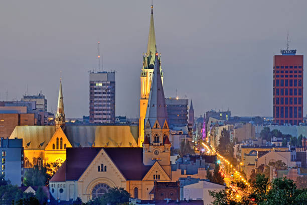Panorama of the City of Lodz
