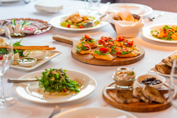 istock toast with meat and vegetables 1311487455