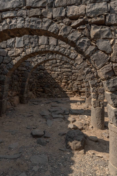 istock Ancient dwellings at Korazim National Park. 1311488707