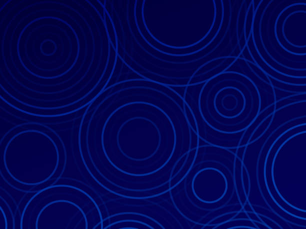 illustrazioni stock, clip art, cartoni animati e icone di tendenza di water droplets abstract rings blue background pattern - rain pattern striped water