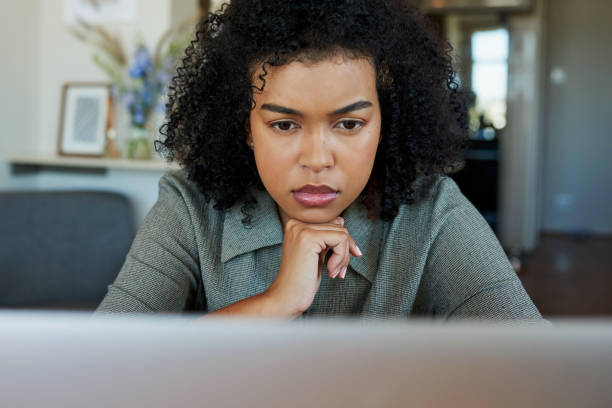 istock Pouring her focus into some research 1311494135