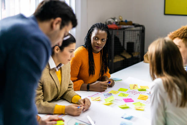istock Business team working in a start-up office 1311494191