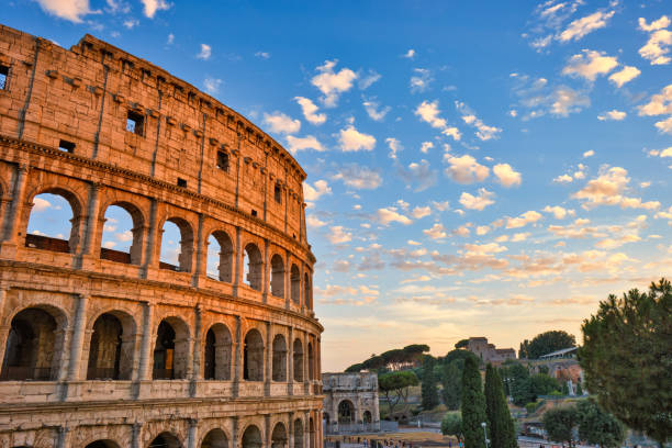 istock Colosseum in Rome during sunset 1311496263