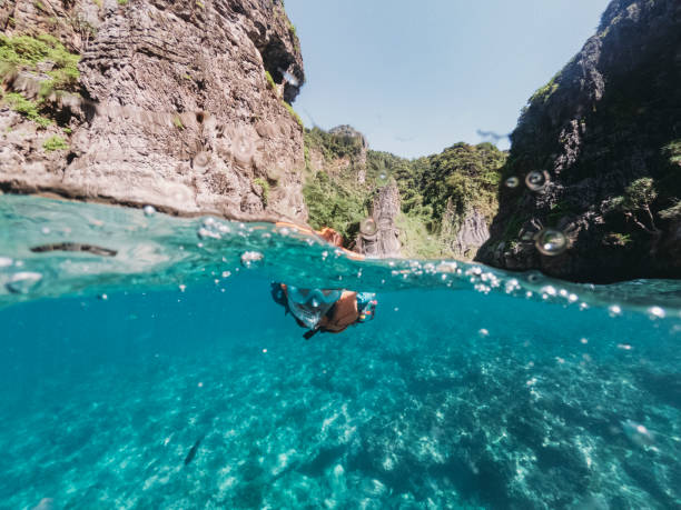 istock Swimming in Phi Phi Island's sea - Thailand 1311496660