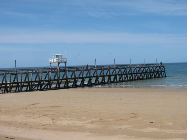 istock Luke in Sea pier in Normandy 1311497382