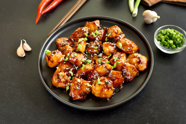 istock Easy teriyaki chicken on plate 1311498336