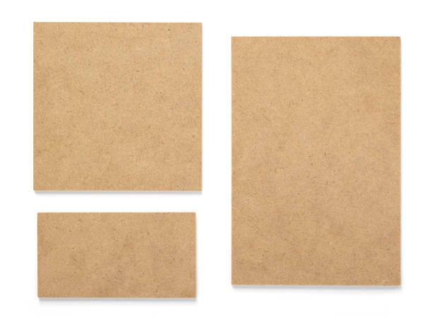 Sign board isolated at white background. Wooden and fiberboard and white background Sign board isolated at white background. Wooden and fiberboard on white background mdf planks texture stock pictures, royalty-free photos & images