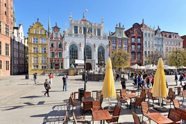 istock Neptune Fountain in Gdansk. 1311502971