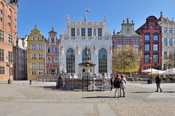 istock Neptune Fountain in Gdansk. 1311502983