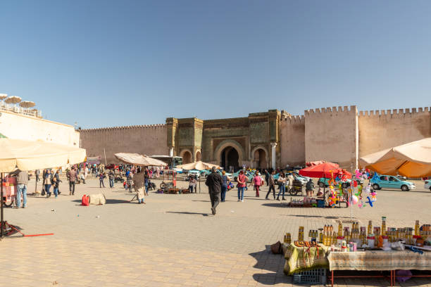istock Place El Hedim and Bab Mansour, Meknes, Morocco 1311504683