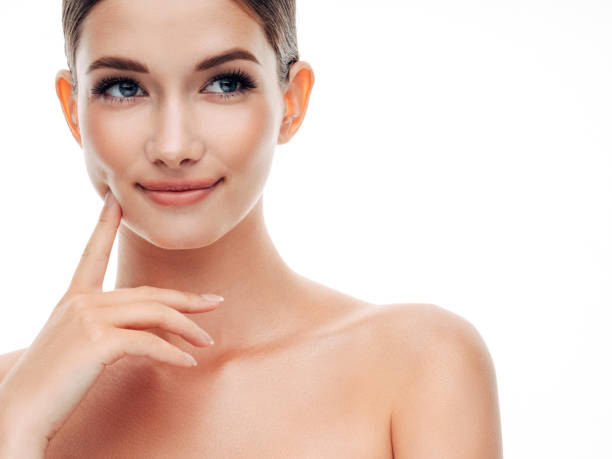 istock Young woman with clean and fresh skin 1311509129
