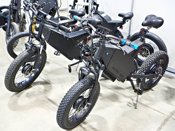 istock Electric motorcycle and bicycle hybrids 1311513570