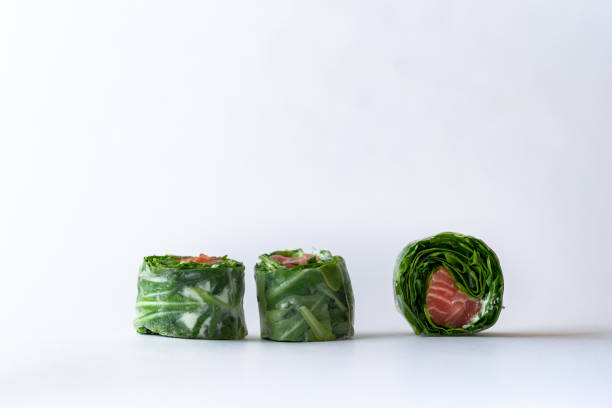 istock Three Pieces Of Sushi Rolls 1311526561